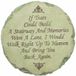 Spoontiques Tuindecoratie Memorial Stone If Tears Could Build A Stairway, decoratieve steen voor de tuin