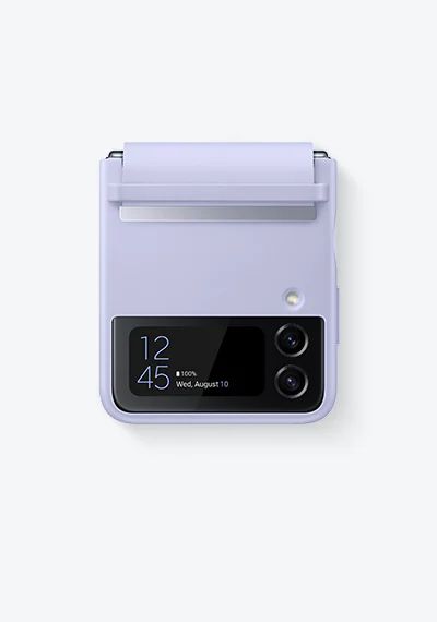 Samsung Galaxy Z Flip4 Cover Case - Leather - Serene Purple