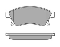 MEYLE Bremsbelagsatz, Scheibenbremse 0252503118/W Vorderachse | Compatibel met: CHEVROLET AVEO Schrägheck, AVEO Stufenheck, CRUZE, CRUZE Schrägheck, CRUZE Station Wagon, OPEL ASTRA J