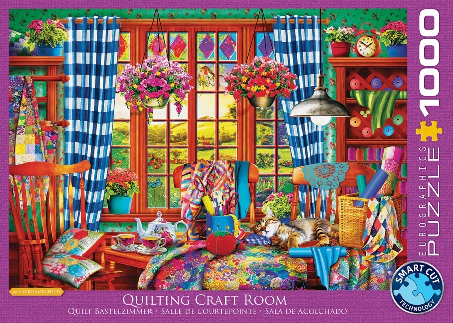 Eurographics Patchwork Craft Room Puzzel (1000 stukjes)