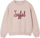 Vertbaudet Kerst sweater voor meisjes met boodschap in pailletten