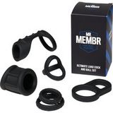 MR.MEMBR Ensemble de Charge Ultime pour Pénis et Testicules - Noir