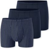 Schiesser 3 Pack Shorts - 95/5 Essentials Heren Onderbroek - blauw