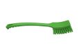 Maya Professional Tools 10215-5 lange multifunctionele steelborstel, harde borstelharen, FBK/levensmiddelhygiëne, 410 mm x 45 mm, groen