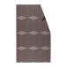 NJRD Nappe Géométrique 147x250 cm Marron-blanc