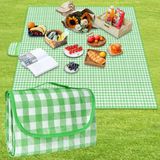 Unyqoos® Grande couverture de pique-nique pliable avec fond imperméable pour usage extérieur