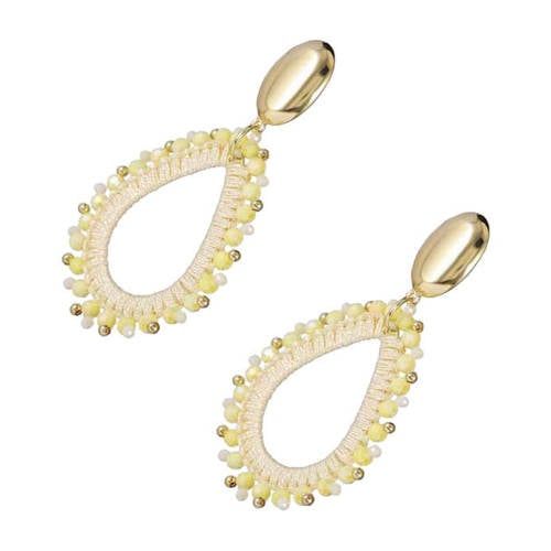 By Jam Gioielli Candy Sweet Jewellery oorbellen lichtgeel