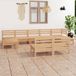 Maison Exclusive - Ensemble de jardin, composé de 9 pièces, en bois de pin massif