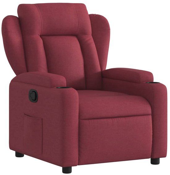 VidaXL Accent Chair Red Fabric
