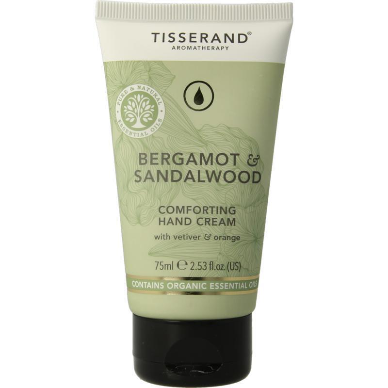 Tisserand Handcrème bergamot & sandelhout 75 ML