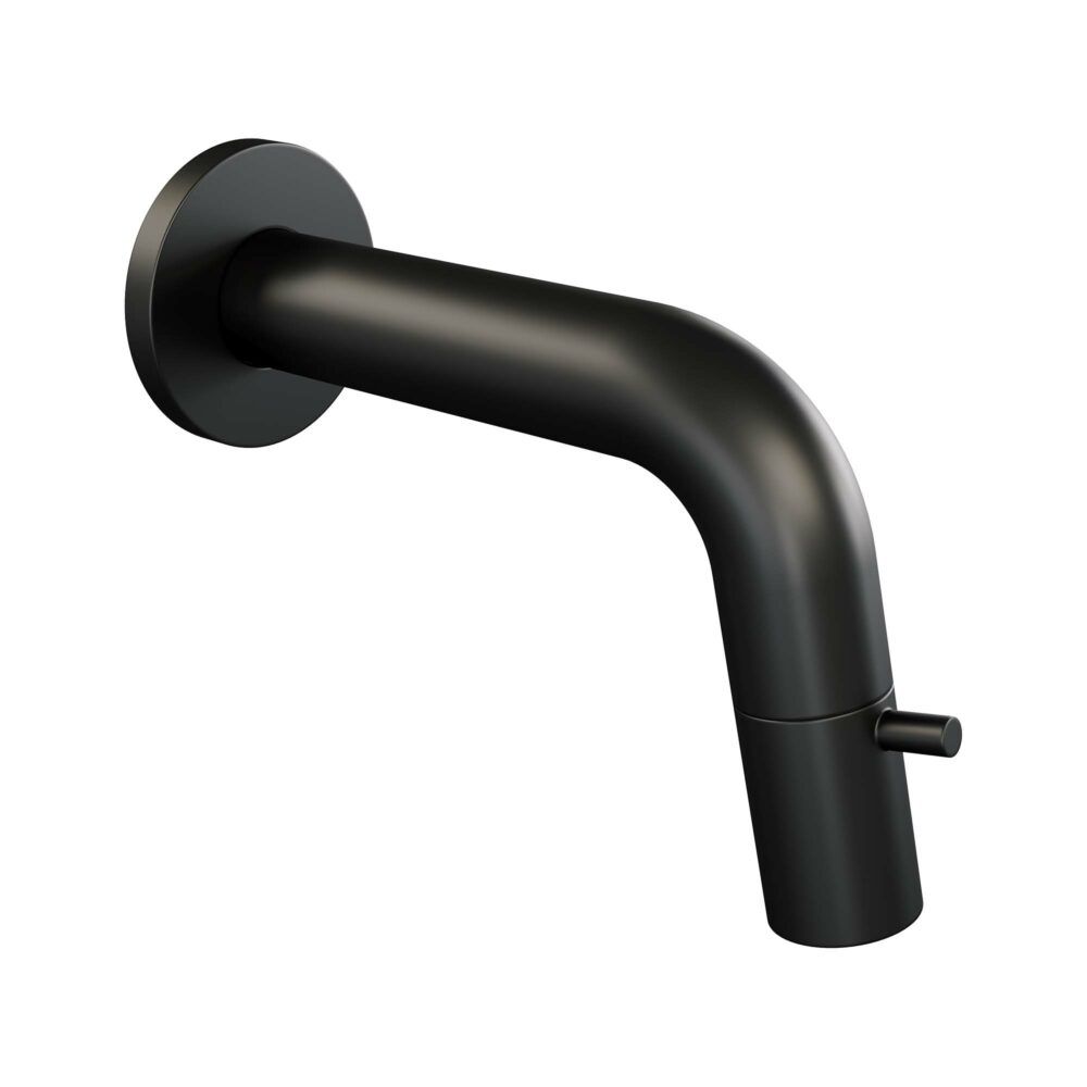 Brauer Black Edition Inbouw Fonteinkraan - Mat Zwart - Messing - 8720359378255