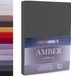 DecoKing Amber Collection Hoeslaken, 90x200 cm, Grafietgrijs, 100% Katoen Jersey
