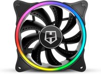 Nox Hummer X-FAN NXHUMMERXFAN 12cm ARGB PC Fan Zwart