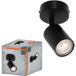 OSRAM LED Spot ELEMENTAL Noir, rond, 1xGU10, Noir, 14 x 8 cm