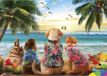 Educa Puzzle Chiens Plage 1000 Pièces Adultes