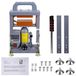 Presse hydraulique chauffante 5 tonnes, 600W, double plaque chauffante, DIY