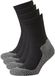 Apollo chaussettes de randonnée - noir - Adultes - taille 42/45 - Outdoor - Coolmax - Pour usage intensif - 4x paire