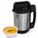 KitchenBrothers Accessoire blender - 2L - 5 Programmes - Sans PFAS et Sans BPA - Affichage minuteur - Blender - Inox/Noir
