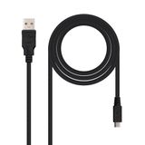 USB 2.0 type A/M naar Micro USB B/M-kabel, 3,0 m, ideaal voor het opladen en gegevensoverdracht op mobiele en elektronische apparaten.