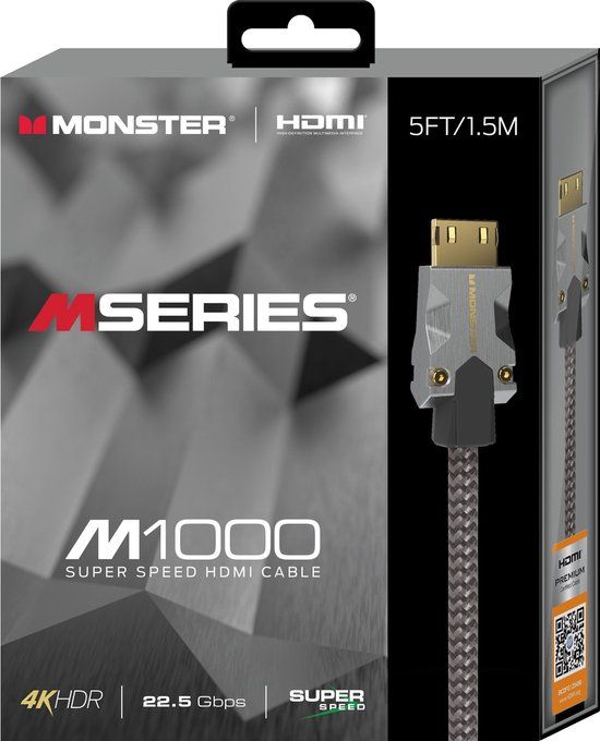 Monster M series M1 UHD High Speed HDMI Kabel - 1.5m