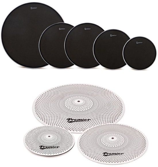 Premier Gear4music Premier 20" Low Volume Practice Pack