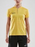 Craft Pro Control Shirt Korte Mouw Dames - Geel | Maat: XXL