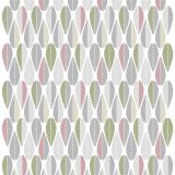 Arvidssons Textil Toile cirée Feuilles pastel