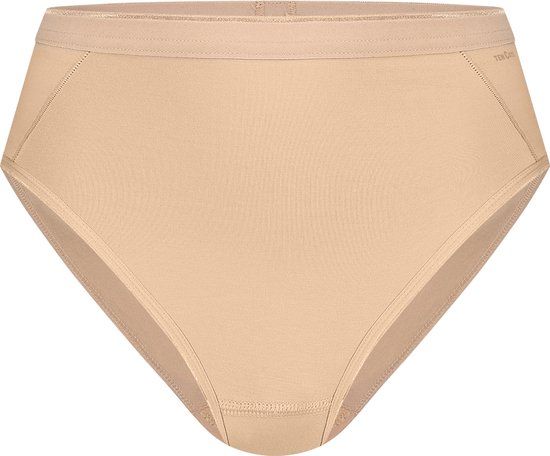 Ten Cate Basics organic cotton stretch high leg shape beige voor Dames | Maat XL