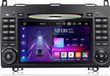 4+64GB, 7-inch Android 14 autoradio avec lecteur CD/DVD, Carplay, adapté pour Mercedes-Benz W169, W245, W639 Vito, W906 Sprinter, Viano, VW Crafter. Incluant navigation GPS, Wi-Fi, 4G, Bluetooth, commande au volant, port USB et processeur 8 cœurs