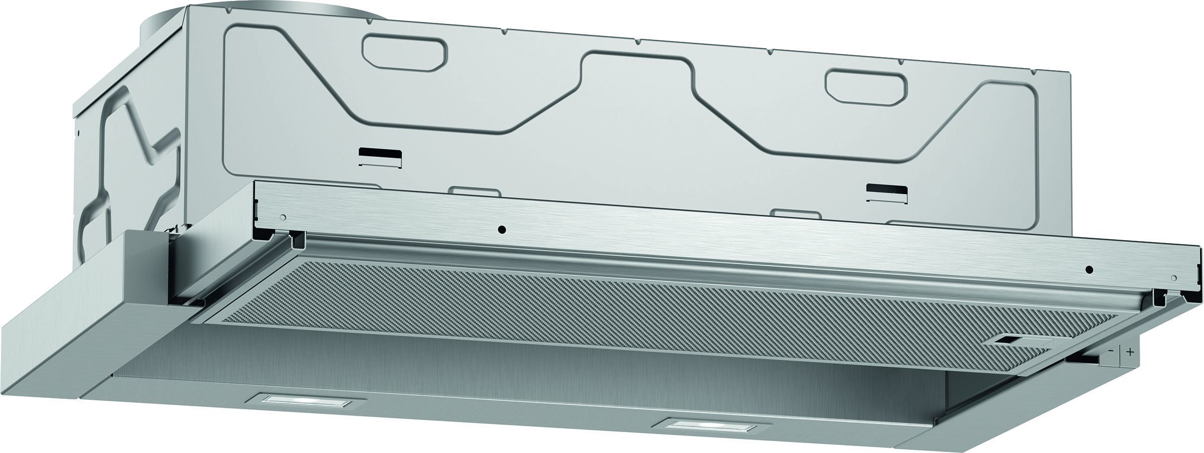 Neff D46ED22X1 Afzuigkap Semi-inbouw (uittrekbaar) Roestvrijstaal 271 m³/uur A