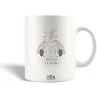 Unicorn Keramieken mok maniacase, Unicorn I Don't Care I'm a Unicorn!