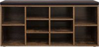 Vasagle Zitbank met opbergruimte Woodrow 104 x 30 x 48 cm Roestbruin