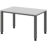 HAMMERBACHER bureau réglable en hauteur VQS12/5/G gris clair