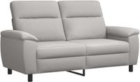 vidaXL Bank Wolkengrijs 178 x 90 x 95 cm Stof