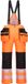 Portwest PW3 Hi-Vis winterbroek PW351 - Oranje/Zwart - 4XL