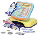 ColorBaby Bluey kassa, speelgoed, inclusief accessoires, bankbiljetten, munten en kaarten, speelgoed, rollenspellen, educatief speelgoed, leren en plezier, vanaf 3 jaar (39144)