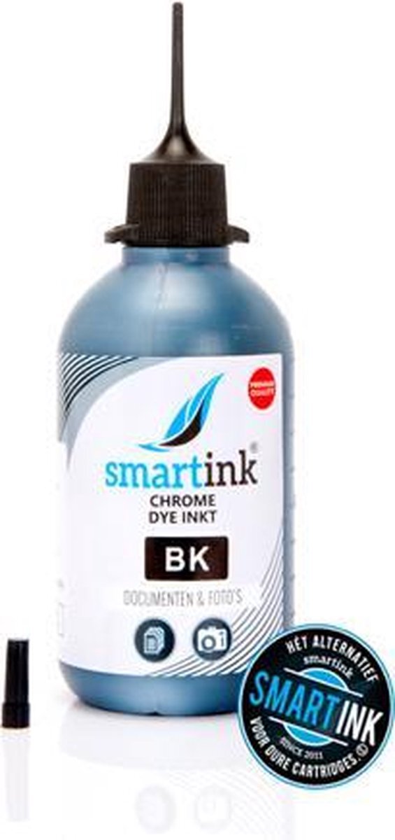 Smart ink Geschikt inkt Canon PGI525PGBK Pigment Black 100 ml inktfles Huismerk)