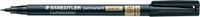 Staedtler Lumocolor Permanent Special S Zwart - 10 stuks