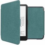 imoshion Slim Hard Case Bookcase voor de Amazon Kindle Paperwhite (2024) / Paperwhite Signature Edition (2024) / Colorsoft (2024) / Colorsoft Signature Edition (2024) - Donkergroen