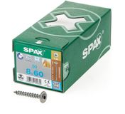 Spax Spaanplaatschroef Verzonken kop 6 mm Schroefdiameter 60 mm Schroeflengte RVS