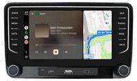 Awesafe Android autoradio 64GB voor VW Passat B6 B7, Golf V VI, Touran I, Polo 6R, Tiguan, Multivan, EOS, Jetta met CarPlay, Android Auto, GPS, Bluetooth, RDS