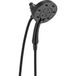 DELTA FAUCET 58472-BL H2Okinetic In2ition 4-setting twee-in-één handdouche, mat zwart