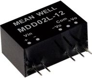MW Mean Well MDD02N-15 DC/DC-convertermodule 67 mA 2 W Aantal uitgangen: 2 x Inhoud 1 stuk(s)