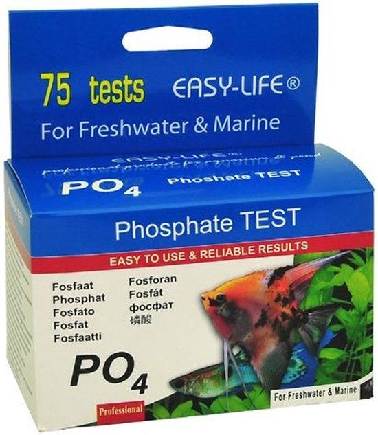 EASY LIFE Algenbestrijding aquarium Easy life fosfaat water tests 75 tests - 2 ST