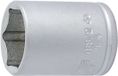 Unior Dopsleutel 1/4 188/2 6p 8mm Grijs