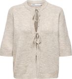 Only Vest Onlsimoni 2/4 Bow Cardigan Knt Noos 15368990 Pumice Stone/melange Dames Maat - S