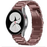Strap-it Samsung Bracelet acier Galaxy Watch 4 - 44mm (bronze-marron)