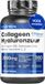 VITASTRONG Collagène et Acide Hyaluronique - Complément alimentaire – 2000 mg – 180 Comprimés – Avec Vitamine C, D & Zinc