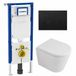 Geberit QeramiQ Dely Toiletset - Mat Zwart