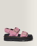 Dr. Martens Sandales Zebzag en Daim Rose, Taille : 39